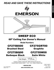 Emerson CF275BS00 Manuel Du Propriétaire