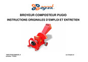 Agrint PUGIO Instructions D'emploi Et D'entretien