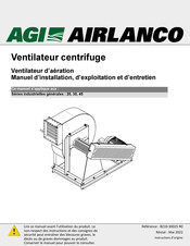 AGI AIRLANGO 30 Serie Manuel D'installation, D'exploitation Et D'entretien