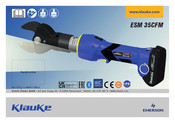 Emerson Klauke ESM 35CFM Mode D'emploi