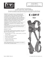 DBI SALA EXOFIT NEX Manuel D'instruction Pour L'utilisateur