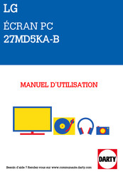 LG UltraFine 27MD5KA-B Manuel D'utilisation