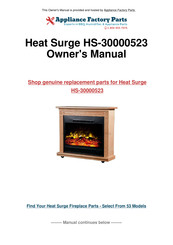 Heat Surge HS-30000523 Manuel