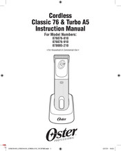 Oster 076076-810 Mode D'emploi