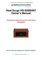 Heat Surge HS-30000497 Manuel