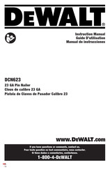 DeWalt DCN623 Guide D'utilisation