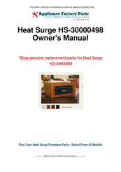 Heat Surge HS-30000498 Manuel