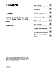 Siemens SITRANS LR500 Série Notice De Service