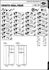 meubar VENETO KB6L Instructions De Montage