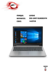 Lenovo 81DE Guide De L'utilisateur