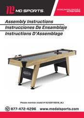 MD SPORTS AC108Y19018 Instructions D'assemblage