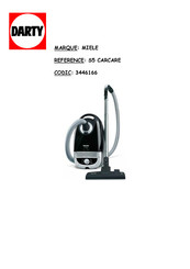 Miele S5 CARCARE Mode D'emploi