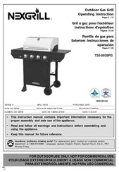 Nexgrill 720-0925PG Instructions D'opération