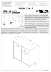 Forma Ideale UP 01470 Instructions D'assemblage