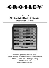 Crosley Montero Manuel D'utilisation