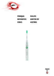 Philips Sonicare HealthyWhite HX6730/02 Mode D'emploi