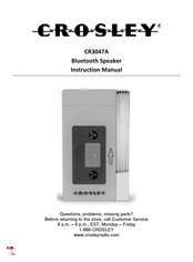 Crosley CR3047A Manuel D'instructions