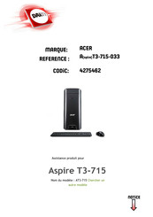 Acer Aspire T3-715-033 Manuel D'utilisation