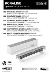 KORADO KOROLINE LV Optimal-V LVO Instructions D'installation