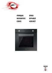 Smeg SFP485N Mode D'emploi