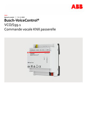 ABB Busch-VoiceControl VCO/S99.1 Manuel Produit