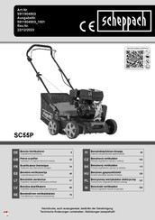 Scheppach SC55P Traduction Des Instructions D'origine