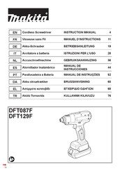 Makita DFT129F Manuel D'instructions