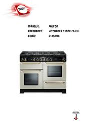 Falcon KITCHENER 110DFI/B-EU Mode D'emploi & Instructions D'installation