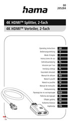 Hama 00205284 Mode D'emploi