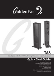 GoldenEar T66 Guide De Démarrage Rapide