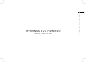 Withings ECG MONITOR Mode D'emploi