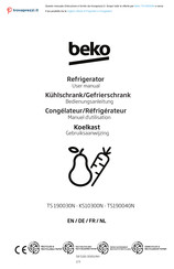 Beko TS190040N Manuel D'utilisation