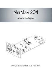 NetMan 204 Manuel D'installation Et D'utilisation