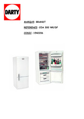 Brandt COA 300 WK Instructions D'utilisation Et D'installation