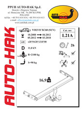 AUTO-HAK L21A Instructions De Montage