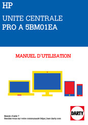 HP PRO A 5BM01EA Manuel De L'utilisateur