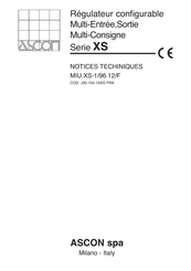 ascon XS Serie Notice Technique