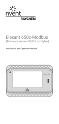 nVent RAYCHEM Elexant 650c-Modbus Manuel D'installation Et D'utilisation