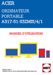 Acer A317-51-53ZMI5/4/1 Manuel D'utilisation