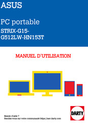 Asus STRIX-G15-G512LW-HN153T Mode D'emploi