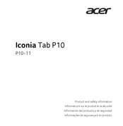 Acer Iconia Tab P10-11 Informations Sur Le Produit