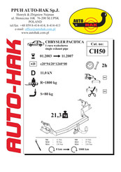 AUTO-HAK CH50 Instructions De Montage