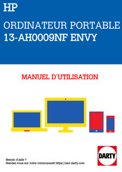 HP 13-AH0009NF ENVY Manuel De L'utilisateur