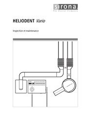 Sirona HELIODENT Vario Mode D'emploi