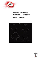 Electrolux EHF6343IOK Notice D'utilisation