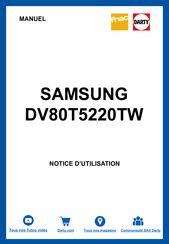 Samsung D8 T7 Serie Manuel D'utilisation