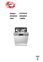 Electrolux ESI8520ROK Notice D'utilisation