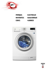 Electrolux EWW1696SWD Notice D'utilisation