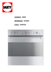 Smeg SF388X Manuel D'utilisation