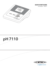 Xylem WTW inoLab pH 7110 Démarrage Rapide